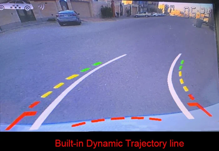 Динамическая траектория парковки линии автомобиля обратный резервный заднего вида камера для Volkswagen Passat PHAETON/SCIROCCO/GOLF 4 5 6 MK4 MK5