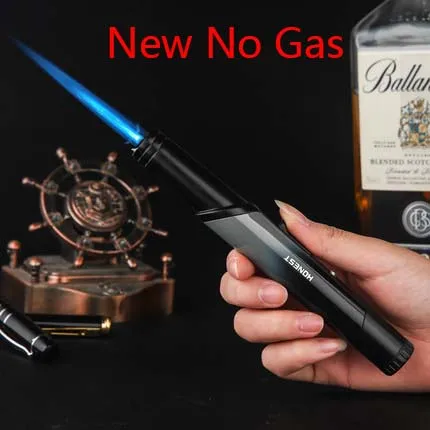 Creative metal torch lighter turbine,Inflatable leaked butane jet lighter,welding Gadgets