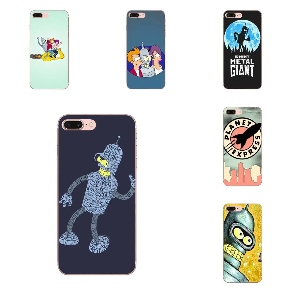 

Soft TPU Protective Hot Futurama Bender Lovely For Xiaomi Mi3 Mi4 Mi4C Mi4i Mi5 Mi 5S 5X 6 6X A1 Max Mix 2 Note 3 4