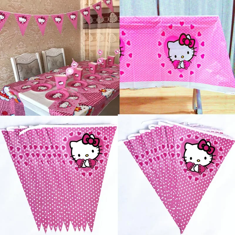 PINK AMD WHITE Details about   HELLO KITTY PAPER TABLE COVER IDEAL FOR KIDS PARTIES 120CM...