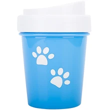 Грязный шайба для маленьких и крупных собак стакан для мытья Портативный щетка для ухода за шерстью питомца собаки очиститель лап продукты принадлежности для питомцев
