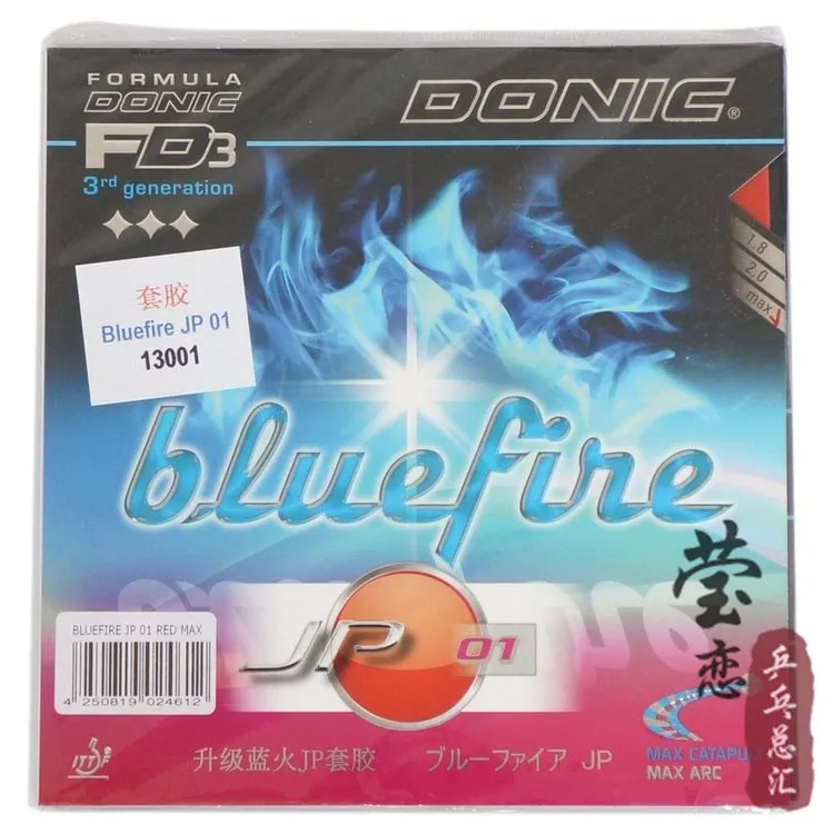 Подлинник бренда "Donic" Bluefire JP01 JP02 JP03 резиновый Настольный теннис ракетки спортивные - Цвет: JP01 black