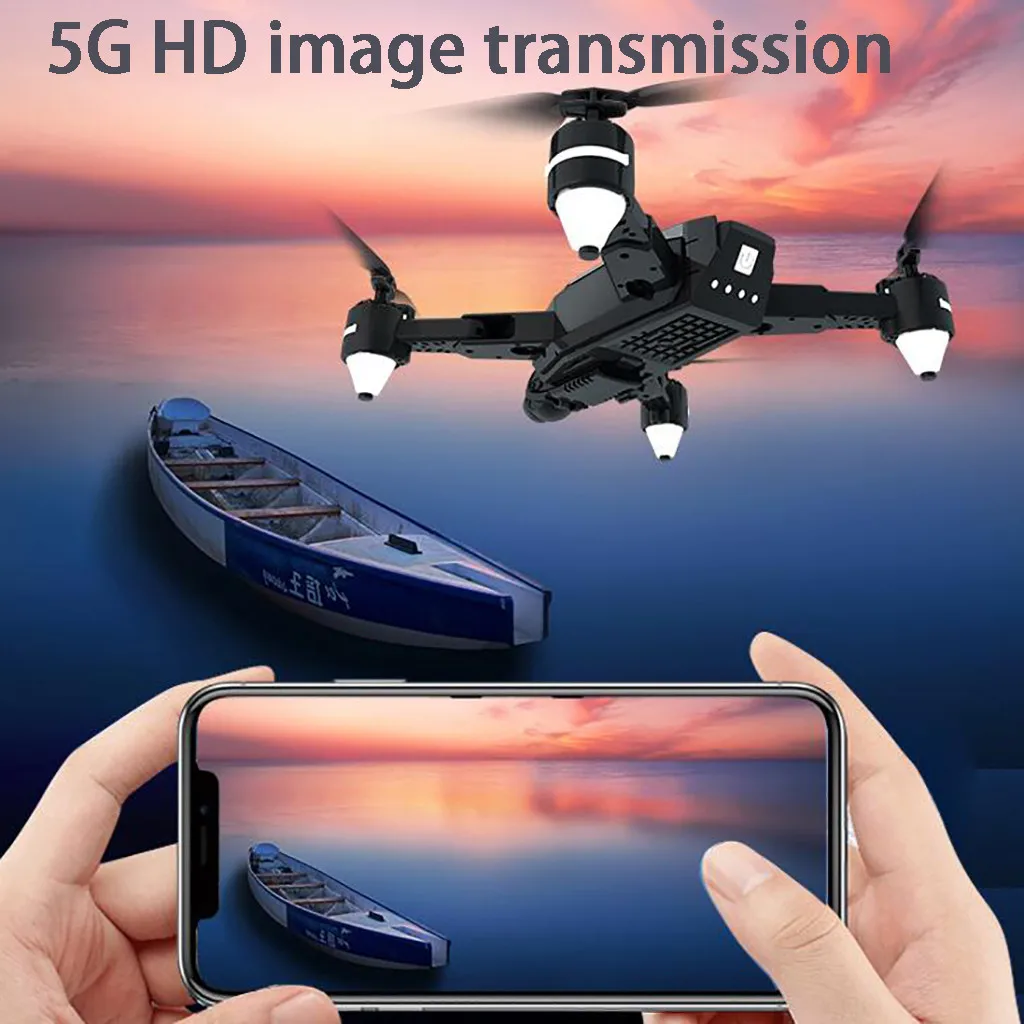 Дрон 5G WiFi GPS FPV 4K 12MP HD камера режим удержания высоты Квадрокоптер 2 шт. батарея с сумкой вертолет с ДУ Дроны с камерой HD