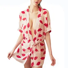 Женская одежда для сна, халат,, Летнее белье, цветочное кружевное нижнее белье, Babydoll, v-образный вырез, ночная рубашка на бретелях, сексуальная женская ночная рубашка