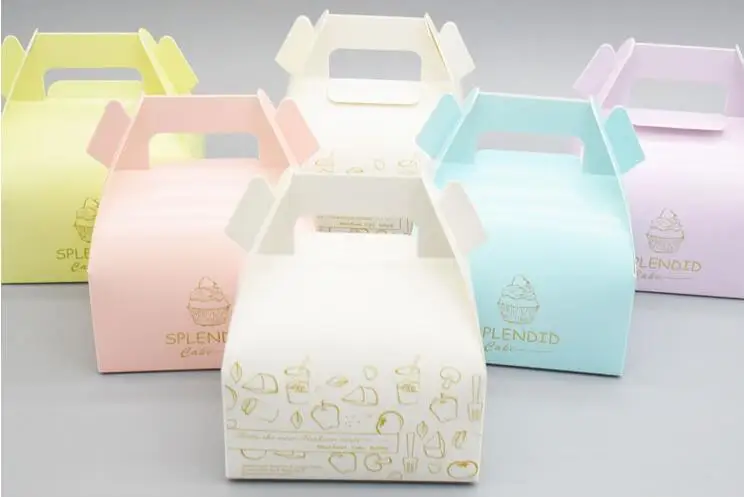 Qin 12 30 Large Cake Box Wedding Favor Cookies Biscuit Bread Qin 12 30 Large Cake Box Wedding Favor Cookies Biscuit Bread Cheese Cupcake Takeaway White Paper In Gift Bags Wring Supplies From