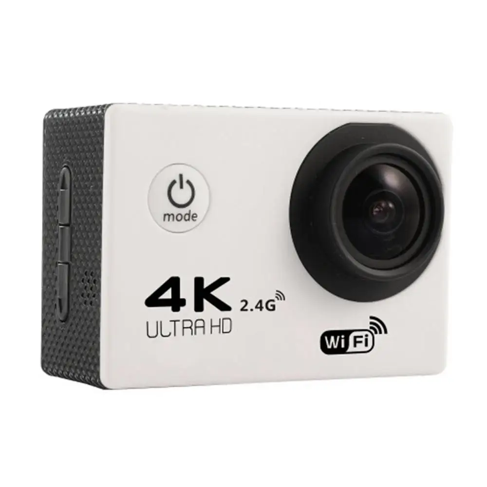 HD WiFi Спортивная экшн-камера видеокамера F60R 2,0 дюймов 4K 170 градусов широкоугольная легкая наружная подводная камера на шлем - Цвет: White color