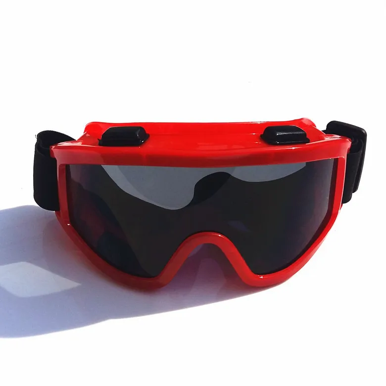 Лыжные очки УФ пылезащитный анти-шок защитные встроенные очки позволяют лыжным очкам - Цвет: Update Red grey