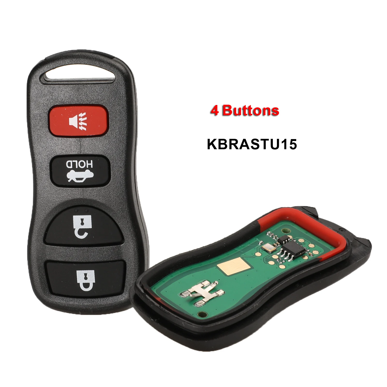 315 МГц 3/4 кнопки Автомобильный ключ дистанционного управления без ключа для Infiniti/Nissan Frontier Murano Armada Pathfinder Versa Altima Maxima Xterra - Цвет: 4 Button keyless