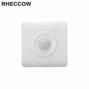 

RHECCOW 185V-250V Body Infrared Sensor Switch Adjustable Auto-lighting Switch PIR Sensor Detector For LED Energy-saving lamps
