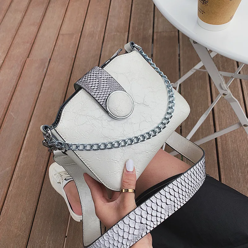 

Female Crossbody Bags For Women 2019 Quality Leather Luxury Handbags Designer Sac Main Ladies Serpentine Shoulder Messenger Bag