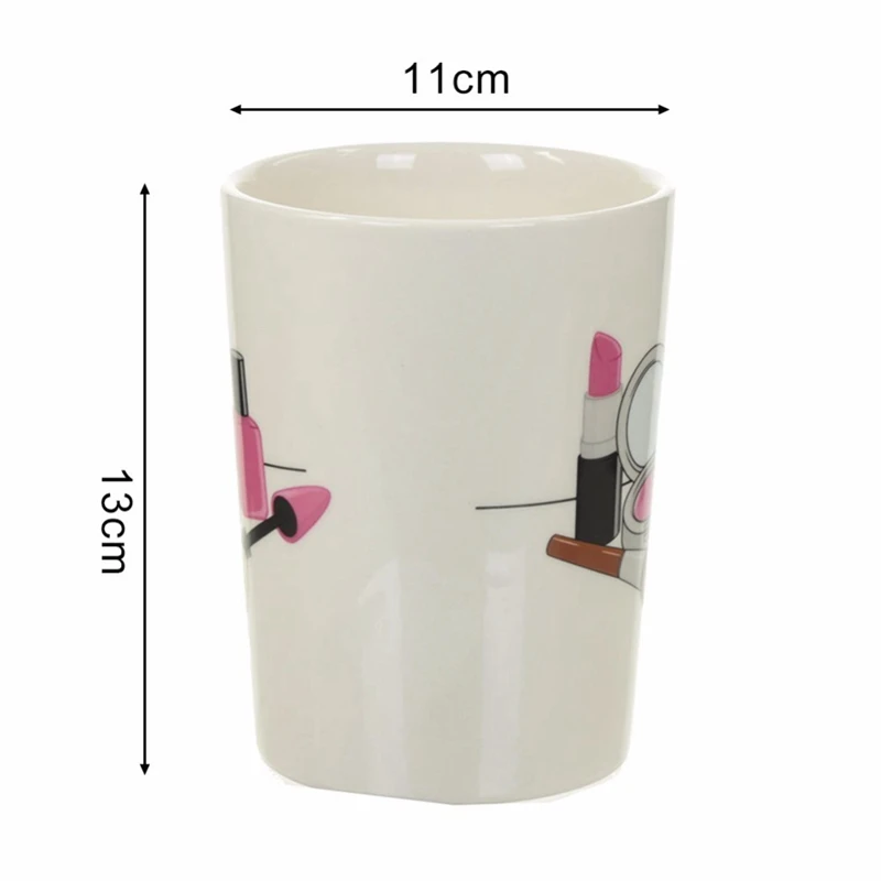 Промо-акция! 3D Ручная роспись креативные керамические кружки для девочек инструменты для красоты Набор специальные лаки для ногтей ручка чайная кофейная кружка чашка персональная