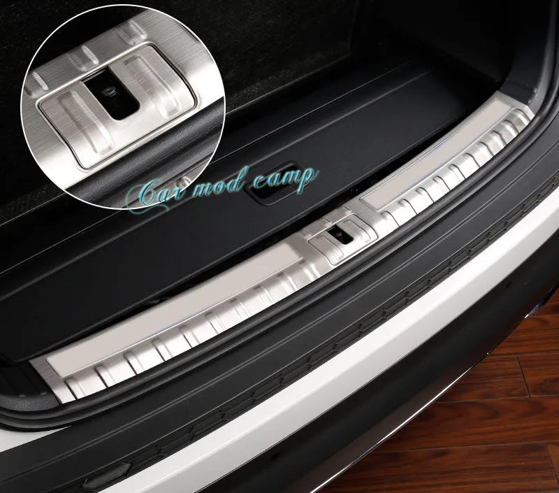

For Skoda Kodiaq 2017 - 2018 Stainless Steel Inner Rear Bumper Protector Plate Trim 2pcs Car Styling accessories!
