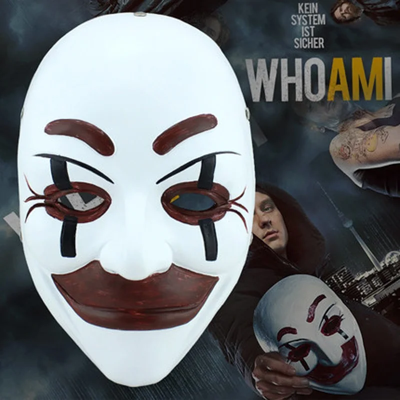 

Who Am I To Movie Theme Mask Party Cosplay Halloween Mask Horror Dance Party props High-grade Resin Collector's Edition Masks