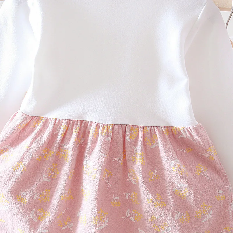 OKLADY/Коллекция года, платье для маленьких девочек модное кружевное женское платье розового цвета милые весенне-осенние зимние Хлопковые Платья для малышей От 0 до 3 лет