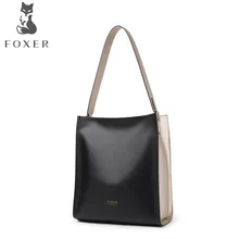 FOXER брендовые сумки для женщин Новая женская кожаная сумка Роскошные сумки дизайнерские модные женские сумки сумка на плечо