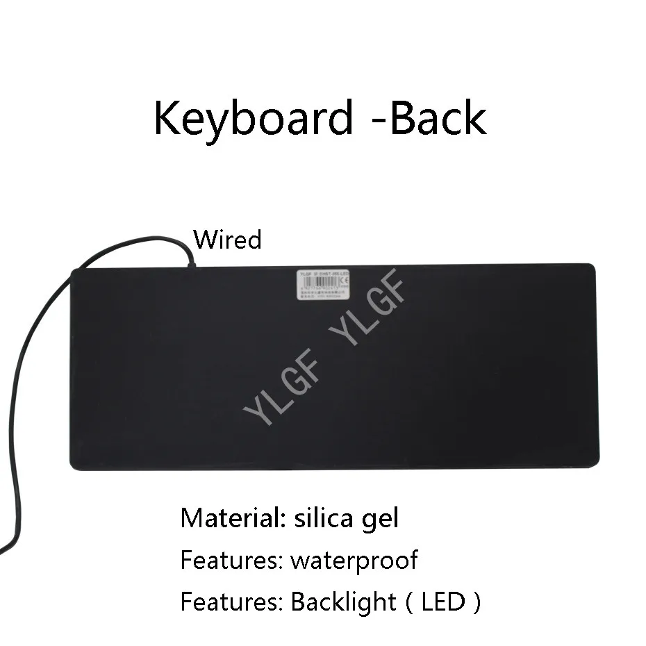 YLGF L35 светодиодный-BL IP67, IP68, Водонепроницаемая клавиатура, промышленная клавиатура, силикон, светильник, задний светильник, пыль, встроенный, светодиодный светильник