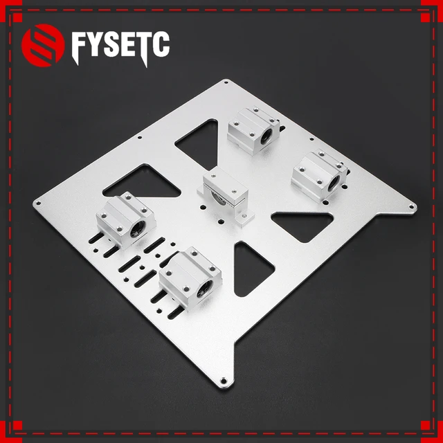 Special Offers Heating Platform Z-axis Support Aluminum Plate 3D Printer Parts SC8UU Belt Buckle For Prusa I3 /Wanhao Support Plate V3 Heatbed Special Offers Heating Platform Z-axis Support Aluminum Plate 3D Printer Parts SC8UU Belt Buckle For Prusa I3 /Wanhao Support Plate V3 Heatbed