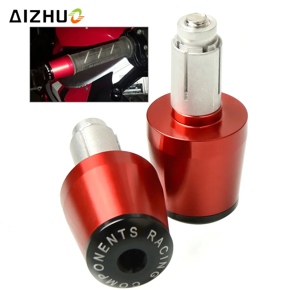 22mm Motorcycle Handle Grip Bar Ends Motorbike Handlebar Grips Ends For