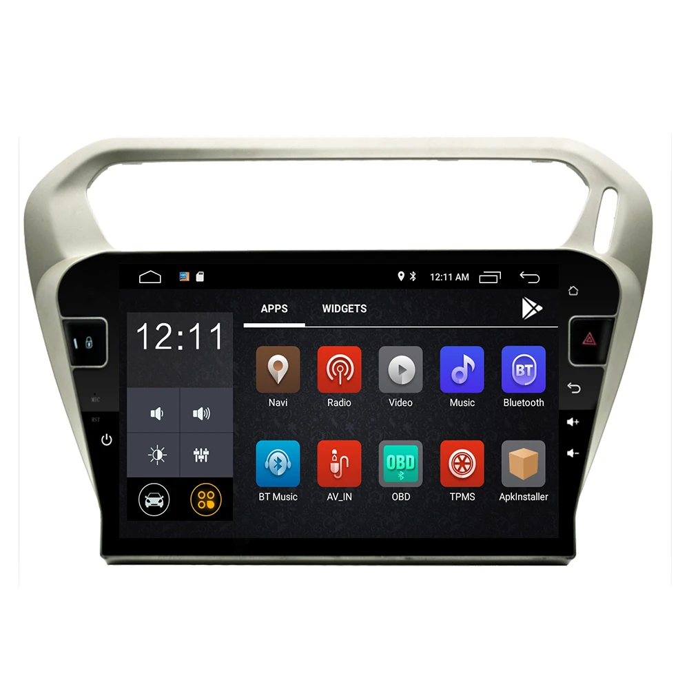 Discount Android 9.0 eight core octa core px5 Car DVD Player GPS Navigation Multimedia For peugeot 301 Citroen Elysee Radio 2013-2019 3