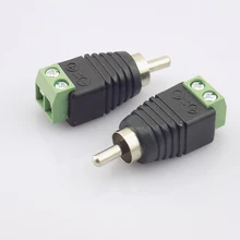 Gakaki 10 шт. Коаксиальный Cat5 штекер RCA разъем коаксиальный AV Переходник BNC UTP Видео балун разъем RCA адаптер штекер