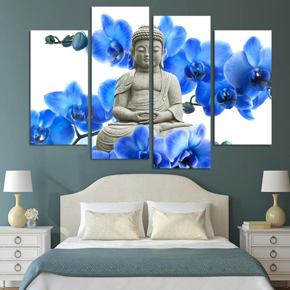Unframed 4 Pieces Free Shipping Hot Sell Modern Wall ...