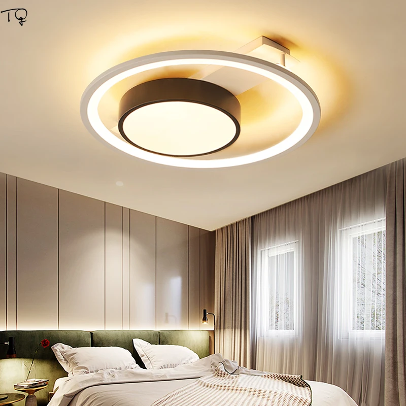 

Led Ceiling Lamp Intelligence Remote Control Circular Modern Simple Warm Romantic Decent Study Secondary Bedroom Living Room