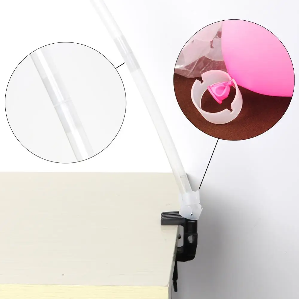  OurWarm Balloon Arch Balloon Column Stand Frame Base Pole Adjustable Size Balloon Table Backdrop Bi