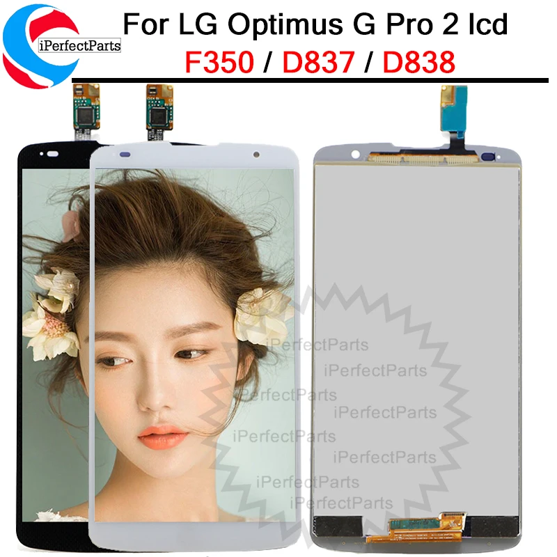 Тест хорошее 5 9 ''для LG Optimus G Pro 2 F350 D837 D838 ЖК-дисплей экран кодирующий