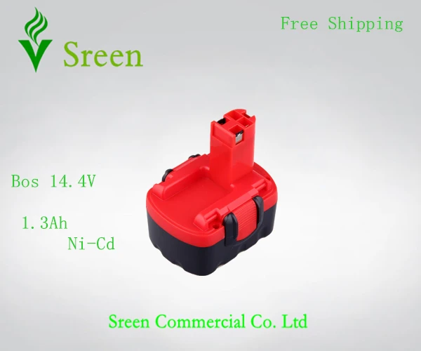 

New 14.4V NI-CD 1300mAh Replacement Power Tool Battery Packs for Bosch 2 607 335 711 BAT140 BAT038 BAT040 BAT041 Free Shipping