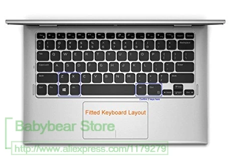 Защитный силиконовый чехол для клавиатуры ноутбука Dell Inspiron 11 3000 Series 3147 3148 3152 3153 3157