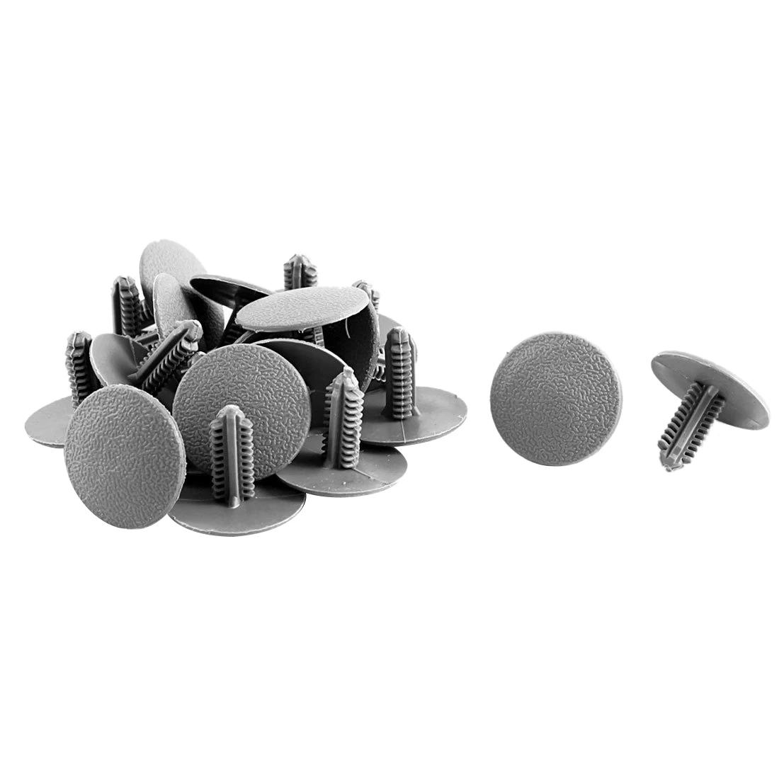 

AUTO -20 Pieces Gray Plastic Mat against Vehicle Splash Model Clips 7mm x 16mm x 24mm