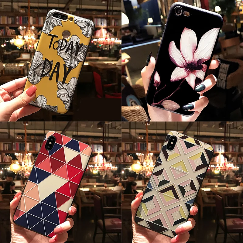 

Fashion 3D Relief Luxury Case For Huawei TPU P20 Lite P8 P9 P10 P30 Mate 20 Pro mini P Smart 2019 Coque For Huawei P30 Pro Cover