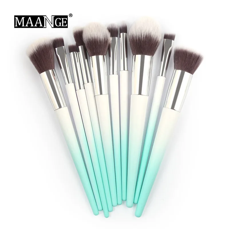 10 шт. макияж pinceaux maquillage основа для бровей подводка для глаз Румяна brochas декоративная косметика консилер кисти для макияжа