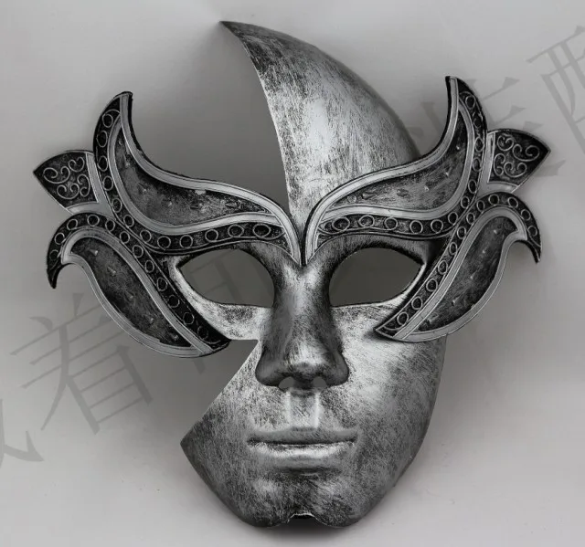 Ручная работа итальянская Венецианская маска маскарадная принцесса маска Ретро 2 цвета для мужчин и женщин секция маска