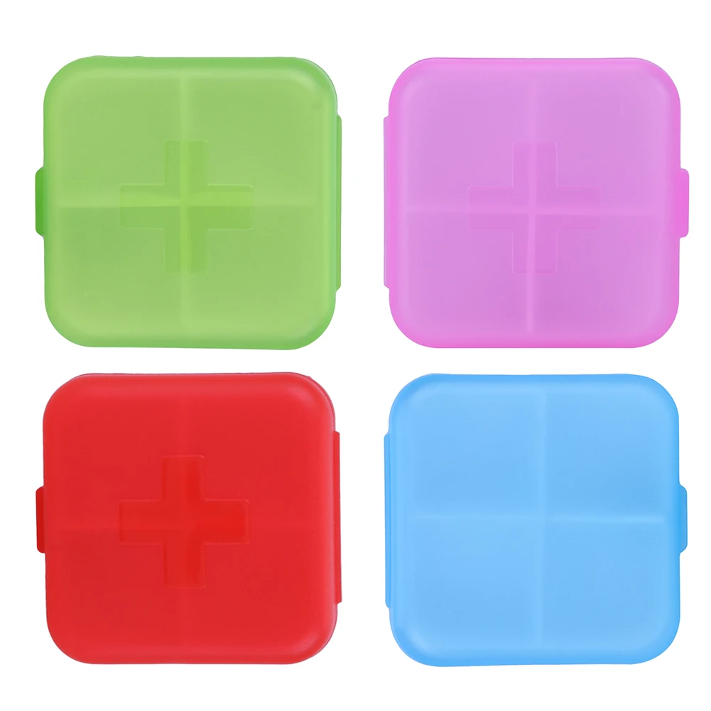 4 Slots Square Travel Pill Cases Outdoor Vitamin Cases Medicines Pill Box Portable Medicine Holder Pastillero 1 4 Slots Square Travel Pill Cases Outdoor Vitamin Cases Medicines Pill Box Portable Medicine Holder Pastillero 1