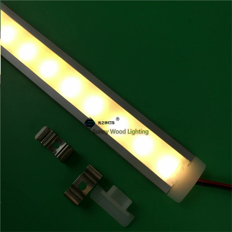 

2pcs/lot 12V 50cm embedded led bar light ,built in rigid strip ,5630 7W led linear strip for cove ,outline ,inground , profile