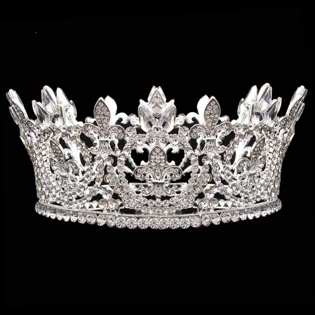 Iris Flower Crown Tiara Wedding Bride Womens Vintage Iris Flower Crown Tiara Wedding Bride Womens Vintage Tiaras Royal Crowns Hair Jewelry