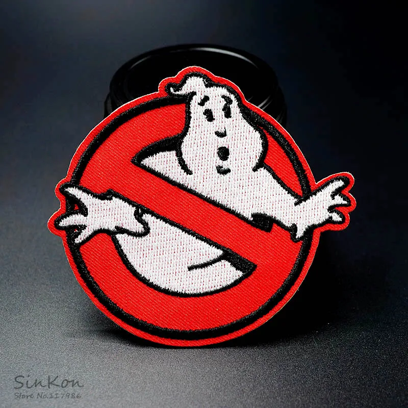 Нашивка Ghost (Размер: 8 0x9 0 см) ПРИШИТАЯ вышитая аппликация из ткани для значка