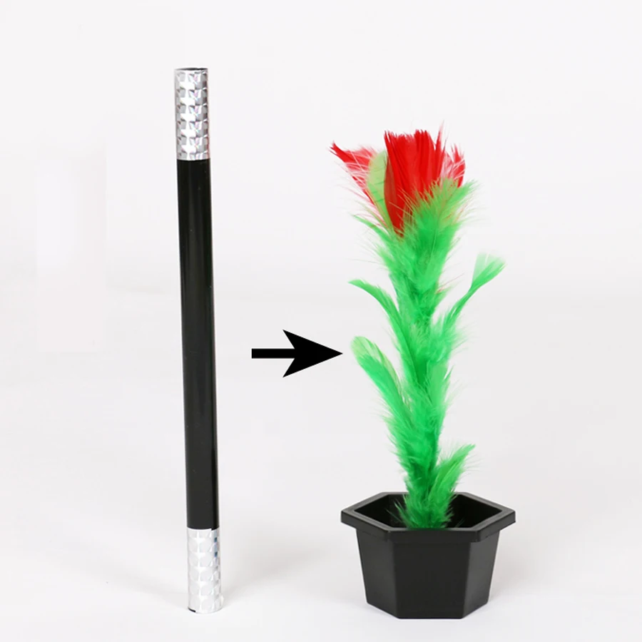 

10 pcs Magic Trick Toy wand to flower magic tricks easy to do toys for adults kids show prop toys gift for children