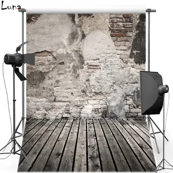 

MEHOFOTO Retro Wall Vinyl Photography Background For Wedding Wood Floor New Fabric Flannel Background For Photo Studio 2610