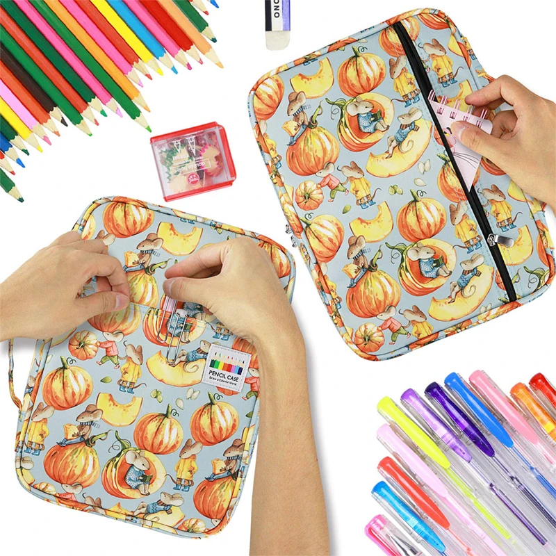 192 Slots Large Capacity Pencil Bag Case Organizer Cosmetic Bag For Colored  Pencil Watercolor Pen Markers