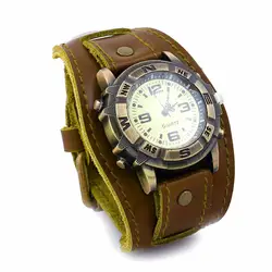 Для мужчин Для женщин браслет часы панк Винтаж Корова из сплава наручные часы Повседневное часы подарок LL @ 17