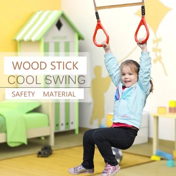 

Swinging Rings Child fitness Toys outdoor sport Adult rings Indoor sports gift kindergarten game tools