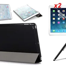 Ультратонкий Магнитный чехол с функцией Smart Sleep Funda+ 2* прозрачная защитная пленка для экрана+ стилус для Apple iPad Air iPad 5 Tablet