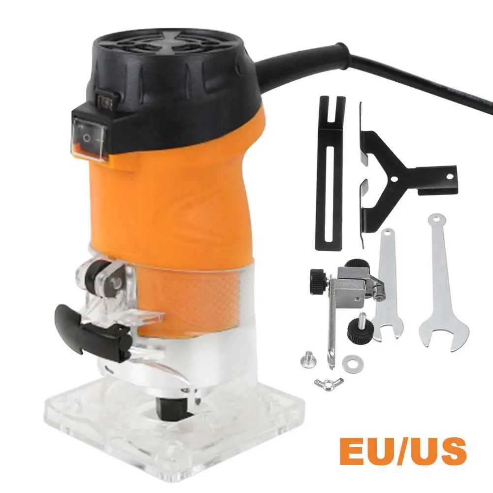 

EU/US Plug Electric Hardware Tools Trimming Machine Aluminum Plastic Panel Slotting Woodworking Tools