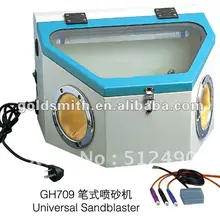 Стоматологическая лабораторная пескоструйная машина, ювелирные изделия пескоструйная машина, песочные часы бластер включает в себя: 3 ручки, 1 электронный контроль ног, 2 листа железа