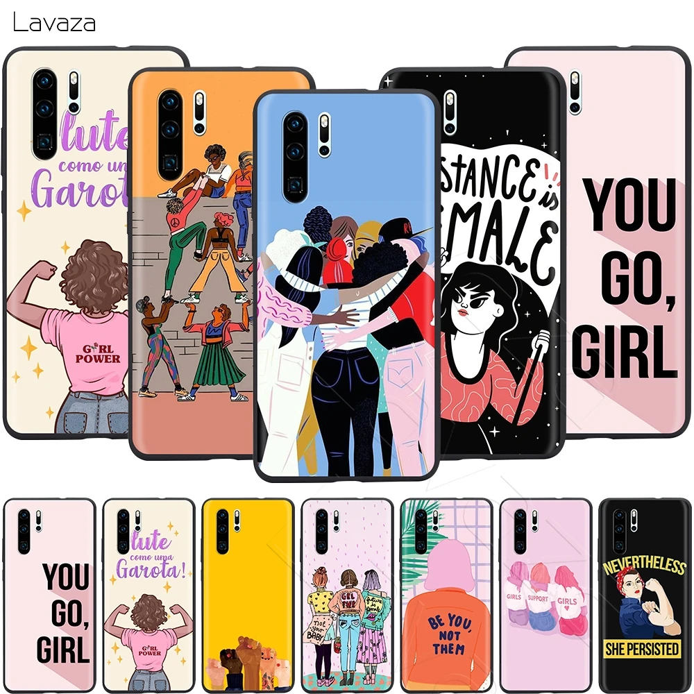 

Lavaza Aesthetics Minimal Girl Power Feminist Case for Huawei Mate Y7 Y9 P8 P9 P10 P20 P30 Lite Pro P Smart Mini 2017 2019