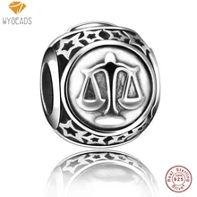 Wybeads 100% 925 cuentas de plata esterlina libra muestra de la estrella europea encantos de bolas de ajuste pulsera brazalete original fabricación de joyas