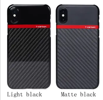 

Double Color Carbon Fiber Mobile Phone Shell iPhoneX Ultra-Thin Carbon Fiber Protective Cover Against Falling Shell