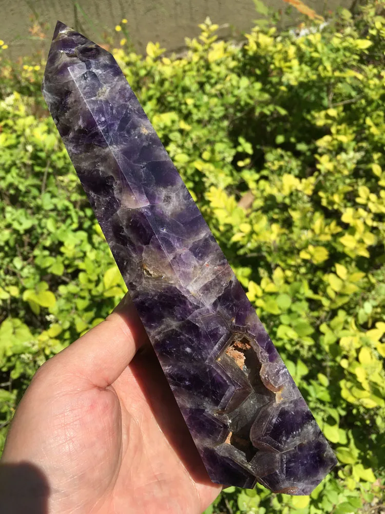 

1084g Natural dream fluorite wand points purple stone gemstone wand